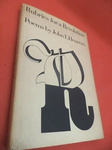 RUBRICS FOR A REVOLUTION old vintage poetry book JOHN L'HEUREUX 1960S POEMS - Picture 1 of 8
