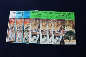 1989-1991 GREAT BELGIUM CIRCUS PROGRAMS - LOT OF 7 - O 3523 - Picture 1 of 8