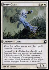 Magic the Gathering MTG Ivory Giant (24) Time Spiral   LP