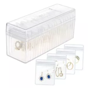 Acrylic Jewelry Box Organizer Jewelry Organizer and Storage with 20 Clear - Picture 1 of 7