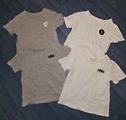 River Island Baby Jungen grau weiß Logo T-Shirt Top Konvolut x 4 6-12 Mths