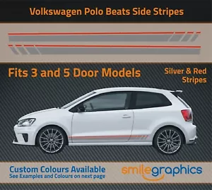 VW Polo Beats Stripe Kit Stickers decals - Other colours available - Picture 1 of 2