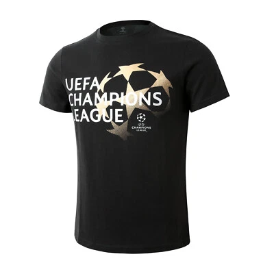 Original Champions League T-Shirt, Black with Print/Schwarz mit Print