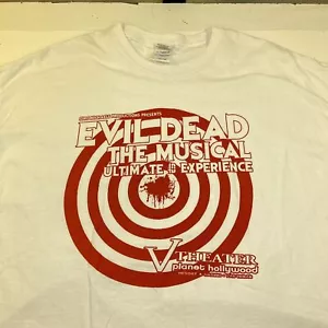 Camiseta EVIL DEAD The Musical Planet Hollywood Las Vegas Casino Zombie Show XL - Imagen 1 de 3