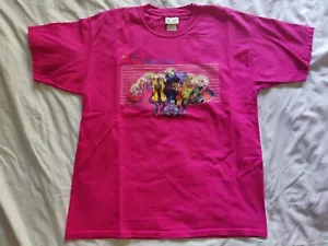 Camicia vintage Walt Disney World cattive ragazze cattivi rosa grande L - Foto 1 di 6