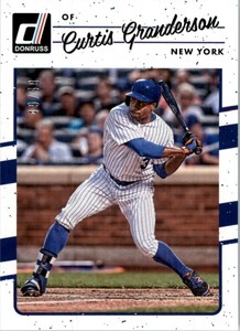 2017 Donruss Aqueous Test Proof #125 Curtis Granderson /49