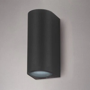 LEDBRITE Black Outdoor Wall Light Up Down Garden Porch Patio Door Lamp GU10s - Picture 1 of 7