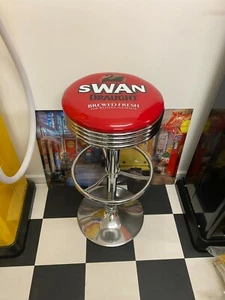 SWAN DRAUGHT WA BEER (NEW) PREMIUM BAR STOOL ADJUSTABLE HEIGHT VICTORIA BITTER - Picture 1 of 10