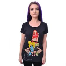 Cupcake Cult Bad Girls T-Shirt Ladies Black Goth Emo Punk Alternative Girl