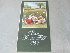 Folleto folleto lista de precios 1999 Wee Forest Folk WFF folleto - Imagen 1 de 3