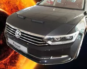 Sujetador campana para VW Passat B8 tipo 3G desde 2014 sujetador protección contra impactos de piedras máscara de coche - Imagen 1 de 3