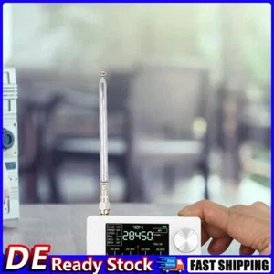 SI4732 05-108MHz Tragbares Radio LSB USB AM FM Radio 2pcs Antenne (weiß) Deu - Zdjęcie 1 z 10