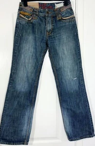 Pantalones de mezclilla desgastados Kweilin vintage raros para hombre TOUGH JEANSMITH talla 32W 32L - Imagen 1 de 9