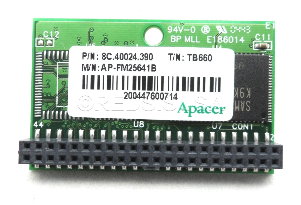 Apacer 256MB for ATA Disk Module  AP-FM25641B  8C.40024.390 - Image 1 of 3