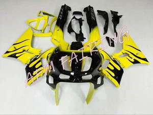 Yellow Black ABS Injection Mold Bodywork Fairing Kit for ZZR400 1993-2007 - Picture 1 of 4