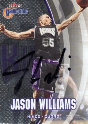 2000 Fleer Jason Williams Signed on Card Autograph NBA Basketball Auto - Image 1 of 2