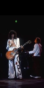 Jimmy Page and John Paul Jones on Stage Led Zeppelin Photo Print Poster 1977 - Picture 1 of 1