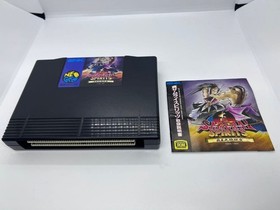 SNK Neo Geo AES ROM Cartridge Samurai Spirits With Manual No Box Used 1994 Japan