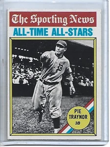 Pie Traynor 1976 Topps Baseball ATG Card #343-Pittsburgh Pirates - Picture 1 of 2