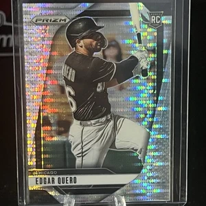 2025 Prizm Edgar Quero RC Prizms Pulsar Rookie #/499 White Sox #216 - Bild 1 von 2