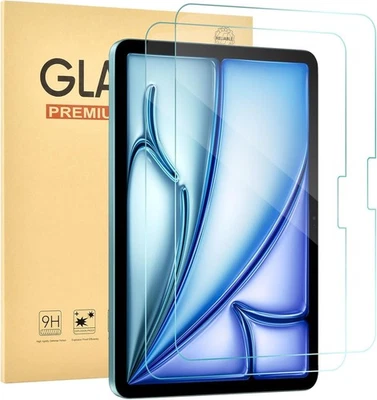 2x 9H Panzerfolie für iPad Air 11" M3 2025 M2 2024 6. 7. Generation Schutzglas - Bild 1 von 4