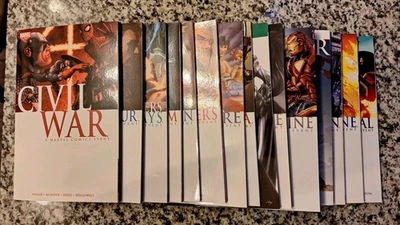 ENORME LOTE DE 15 TPB Set Marvel Civil War Foto 1 de 2