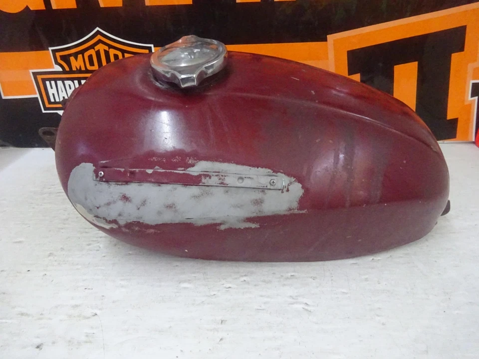 Harley Davidson DE COLECCIÓN MODELO K SPORTSTER USADO ROJO TANQUE DE COMBUSTIBLE Foto 1 de 4