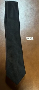 Corbata negra para hombres y mujeres Corbatas ajustadas lisas Corbata ajustada Corbata de satén Haggar #49 - Imagen 1 de 1