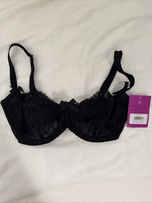 L'agent by agent provocateur Vanesa Negro 32E Encaje Con Aros Foto 1 de 4