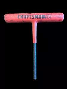 Craftsman 1/4 46546 T-Handle Hex Wrench - Picture 1 of 6