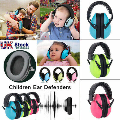 Child Ear Defenders Kids Noise Reduction Protectors Ear Muffs Folding Adjustable • 2.88£