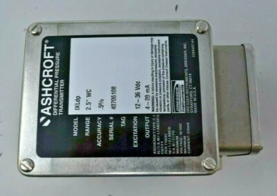 IXLDP / LOW PRESSURE DIFFERENTIAL TRANSDUCER (ASHCROFT) / ASHCROFT - Image 1 of 4