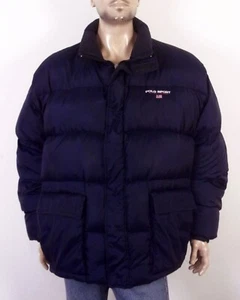 vintage 90s EUC Polo Sport Ralph Lauren Goose Down Puffer Jacket USA Flag XXL - Picture 1 of 6