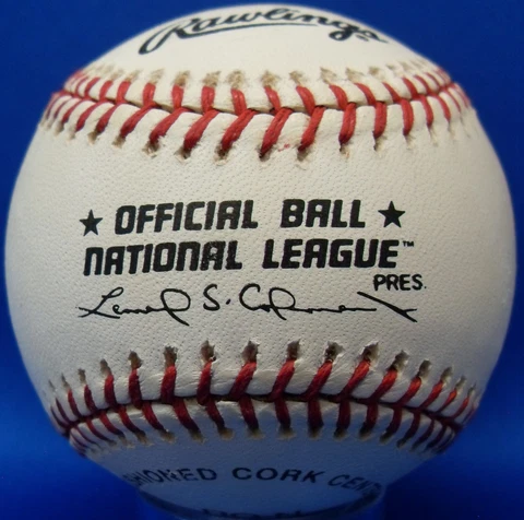 MLB Official Rawlings Collector's Edition Leonard S Coleman Baseball DBB 1232 Cover