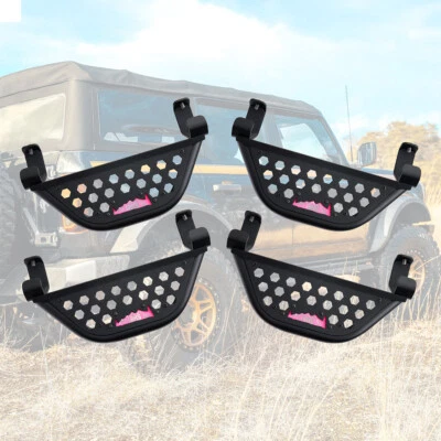 IAG V1 EZ-Step Add-on for 2021+ Ford Bronco 4 Door - Pink Logo (Set of 4) Foto 1 de 4