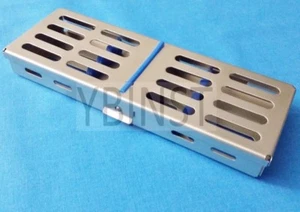 DENTAL SURGICAL AUTOCLAVE STERILIZATION CASSETTE RACK BOX TRAY FOR 5 INSTRUMENTS - Picture 1 of 6