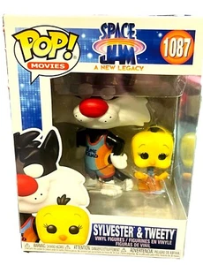 Figura Vinilo #1087 Nuevo en Caja Películas Funko Pop Space Jam Sylvester y Piolín - Imagen 1 de 9