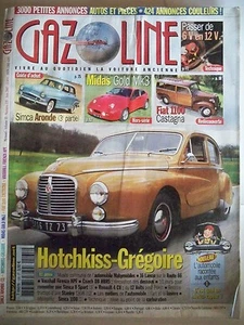 GAZOLINE n°135 - HOTCHKISS-GREGOIRE SIMCA Aronde MIDAS Gold FIAT 1100 - Bild 1 von 1