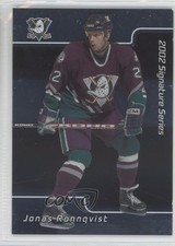 2001-02 ITG Be A Player Signature Series Beckett Insert Jonas Ronnqvist #052