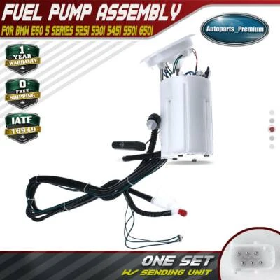 Fuel Pump Assembly w/ Sending Unit for BMW E60 525i 530i 550i E63 650i 2004-2010 - Image 1 of 4