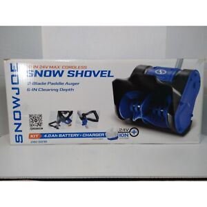 Snow Joe 24V-SS10 Cordless Snow Shovel 24 Volt 10 Inch 4 Ah New