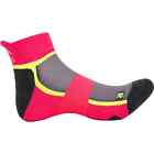 More Mile Bamboo Comfort Running Socks Pink Cushioned Padded Sports Ankle Sock