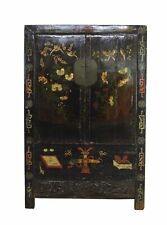Birds and Flower Antique Chinese Cabinet