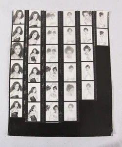 Contact Sheet of Sexy Woman w Sheer Top, 1980s Photographs - Picture 1 of 3