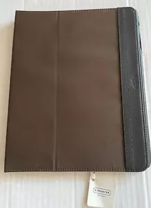 NEW Coach IPad Nylon Case Stand Sleeve Cover Bag GM/Mahogany F77228 - Picture 1 of 11