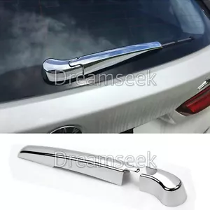 Heckfenster Wischer Düse Scheibenwischer für BMW X1 F48 2016 2017 Chrome Trim - Bild 1 von 5
