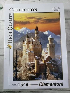 Clementoni Puzzle Snowy Castle (1500 Pieces) -High Quality Collection NEW SEALED - Picture 1 of 2