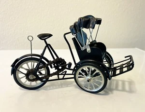 Rickshaw Toy 3 Wheel Cycle Vintage Miniature - Picture 1 of 4