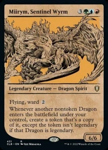 MTG - (Showcase) MIIRYM, SENTINEL WYRM - Battle for Baldur's Gate (R) - Picture 1 of 1