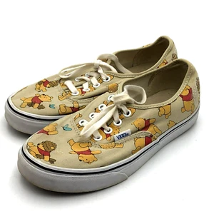 Vans Disney Rare Winnie The Pooh Canvas Sneakers Men’s Size 5.5 Women Size 7 - Picture 1 of 7